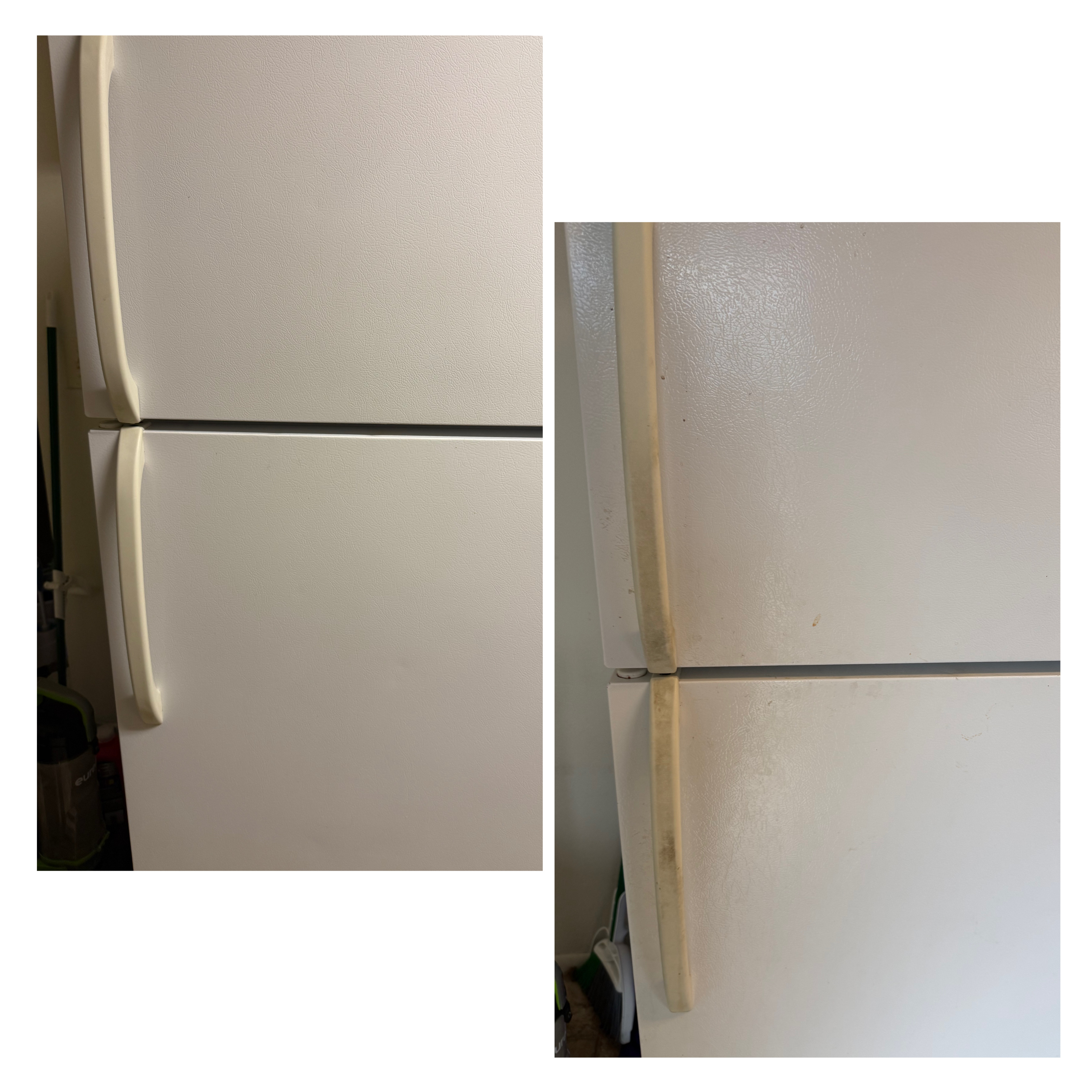 Refrigerator exterior cleaning comparison