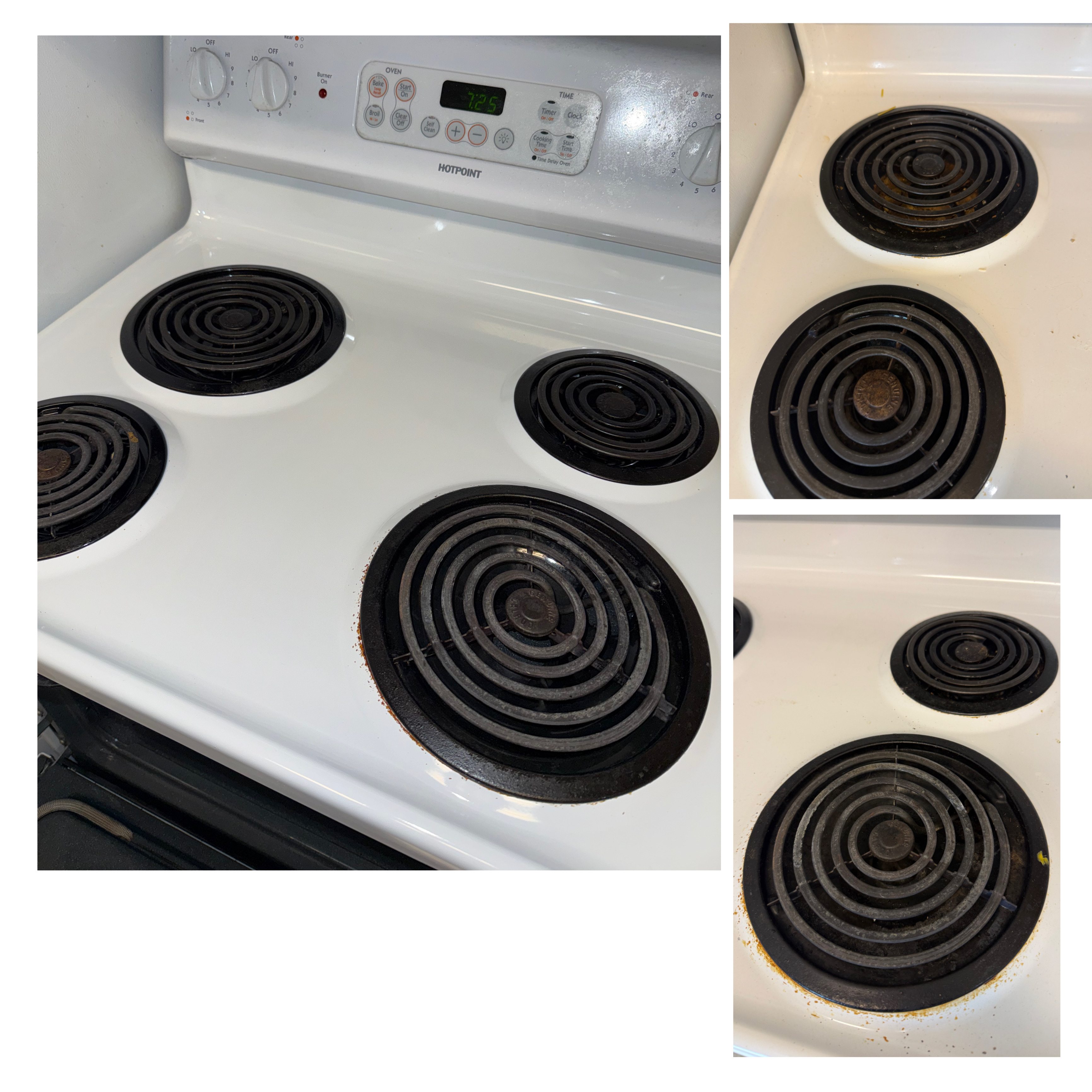 Electric stovetop cleaning comparison